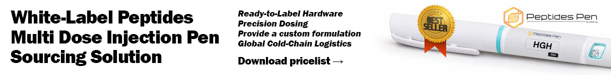White Label multi dose injection peptides pens